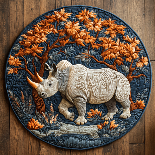 Horned Titan Quilted Round Mat NCU0DV3751
