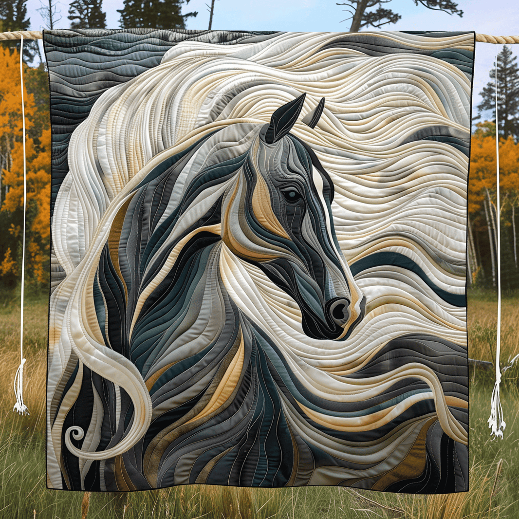 Radiant Horse Quilted Blanket NCU0DV361 main image 0