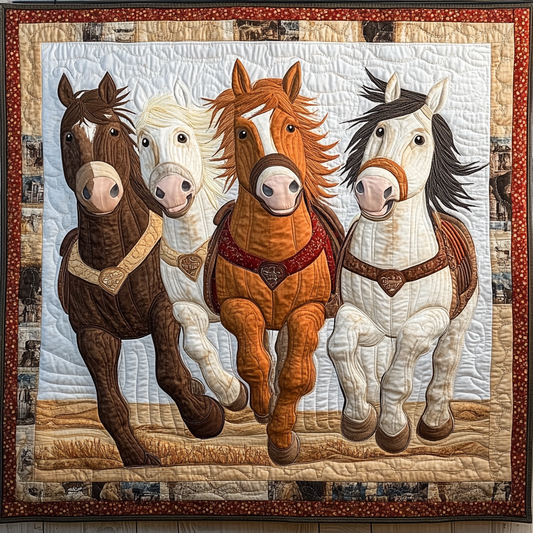 Horse Haven Quilted Blanket NCU0DK7449