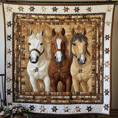 Horse Path Quilted Blanket NCU0DK7447