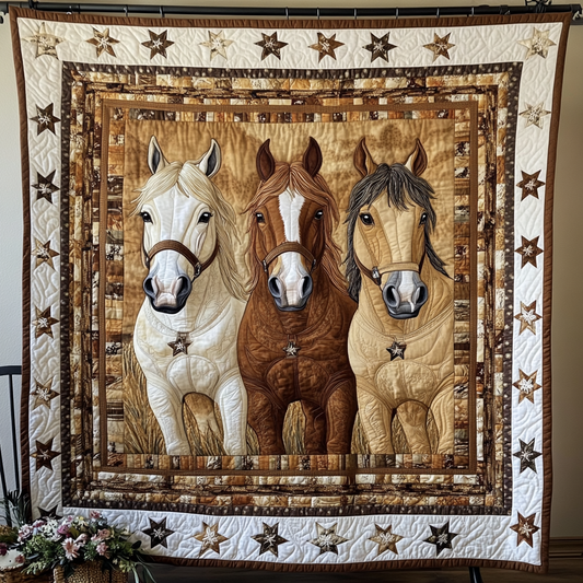 Horse Path Quilted Blanket NCU0DK7447