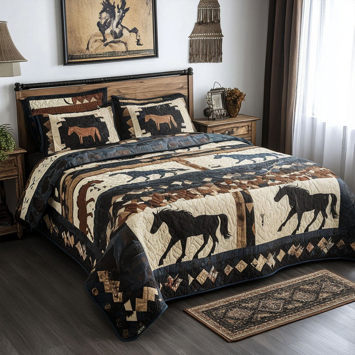 Cowgirl Ride Quilted Blanket NCU0NNT2131