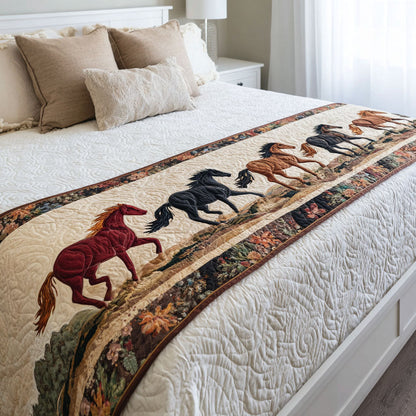 Horse Spirit Quilted Bed Runner NCU0DK11867