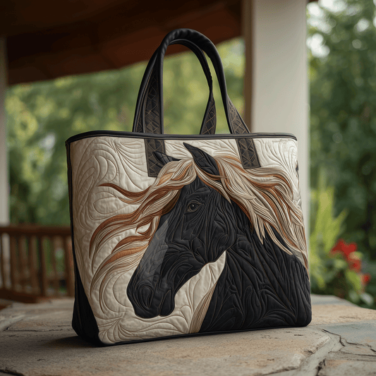 Horse Whisper Quilted Tote Bag NCU0TH2861