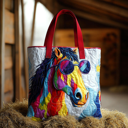 Horseplay Quilted Tote Bag NCU0DV7002