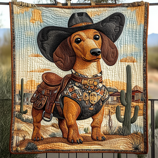 Hound Harmony Quilted Blanket NCU0DK1068