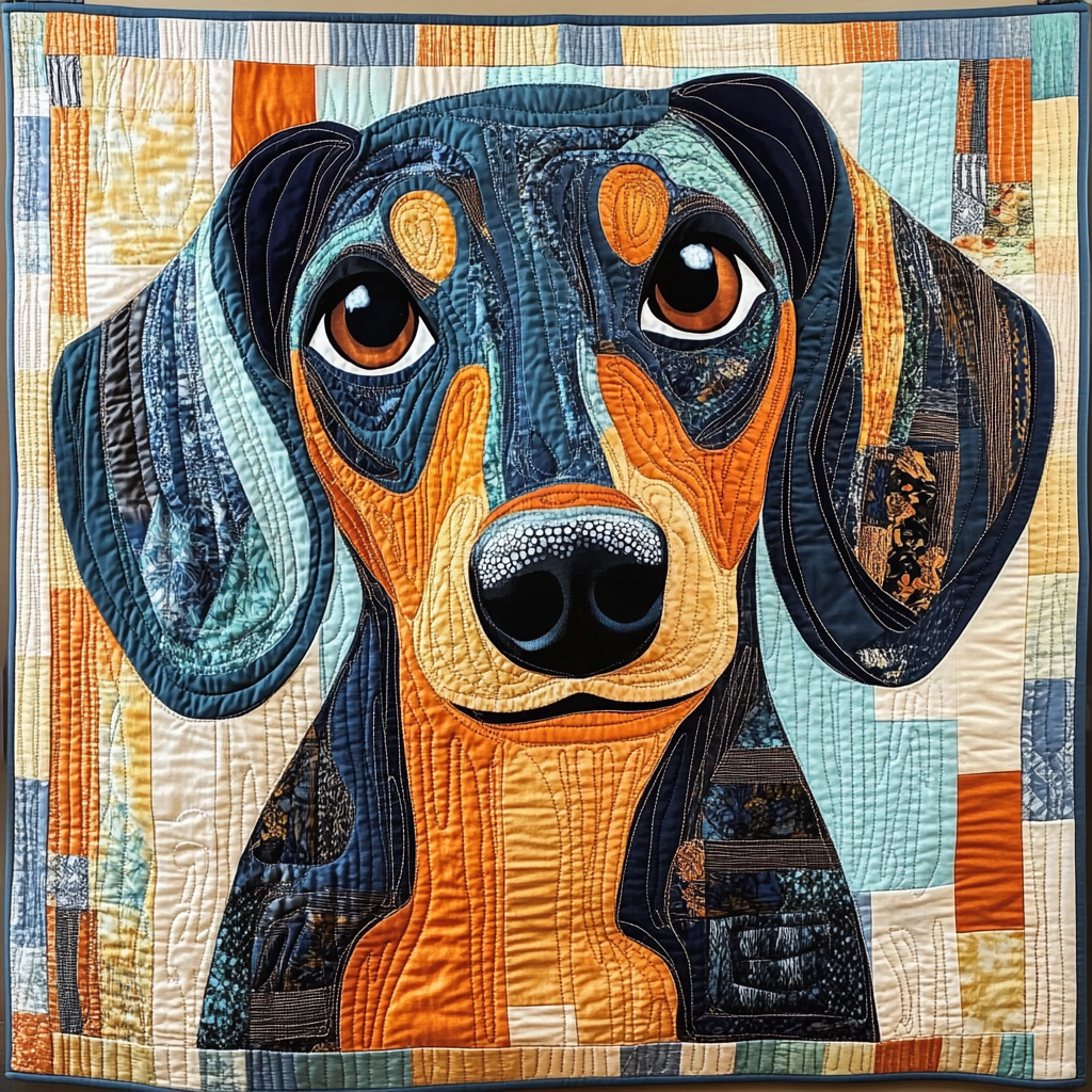 Hound Haven Quilted Blanket NCU0VH4084