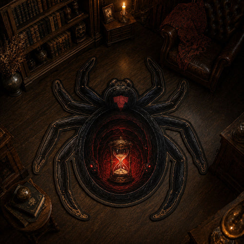 Hourglass Spider Custom Shape Area Rug NCU0TD2924