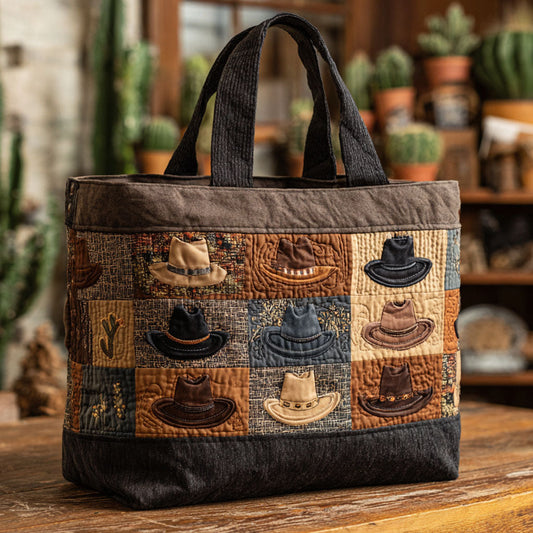 Howdy Harmony Quilted Tote Bag NCU0PT8756