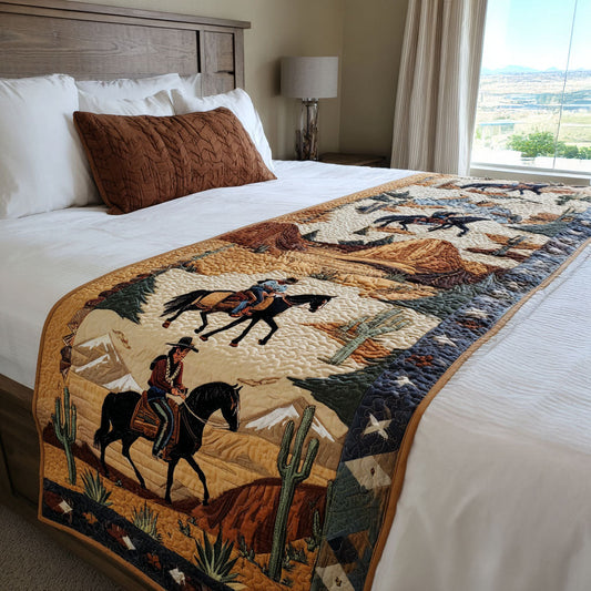 Howdy Horizon Quilted Bed Runner NCU0PT8652