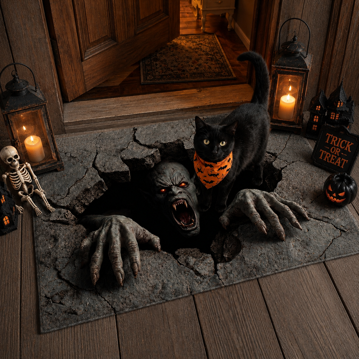 Howl Of The Damned Doormat NCU0TV487