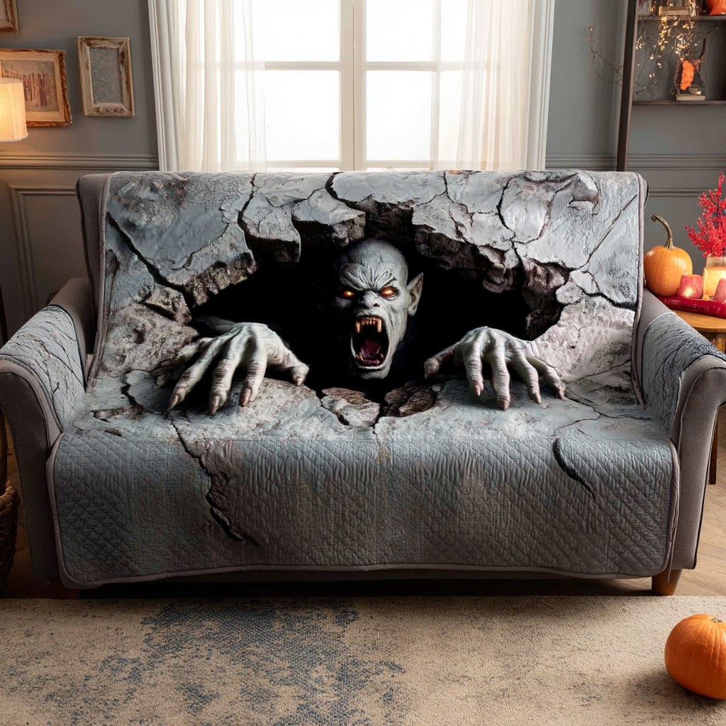 Howl Of The Damned Quilted Sofa Cover NCU0TV487