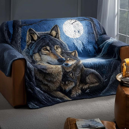 Howl at Moon Quilted Sofa Cover NCU0NT11002