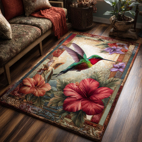 Humming Bloom Area Rug NCU0TD2556