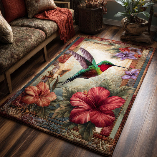 Humming Bloom Area Rug NCU0TD2556