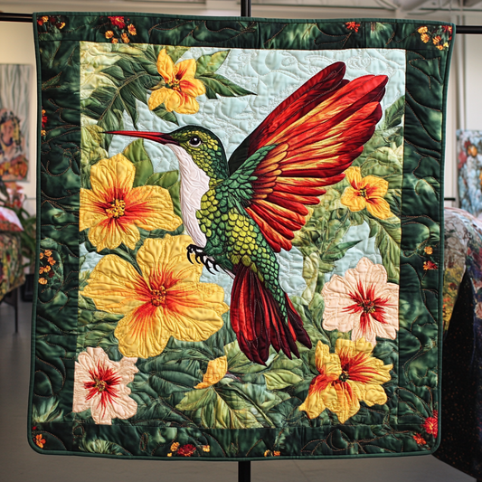 Humming Melody Quilted Blanket NCU0VH4516
