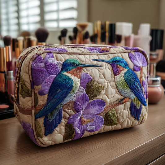 Hummingbird Bliss Quilted Makeup Bag NCU0DK10217
