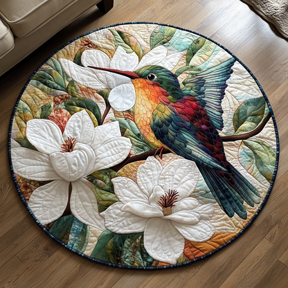 Hummingbird Bliss Quilted Round Mat NCU0DV5582