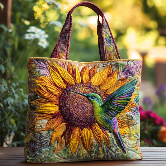 Hummingbird Breeze Quilted Tote Bag NCU0DK8710