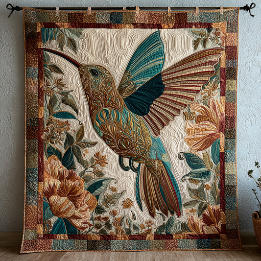 Hummingbird Dream Quilted Blanket NCU0DK8247