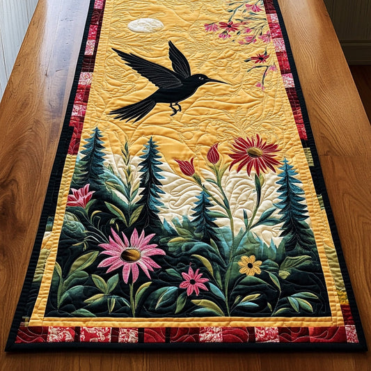 Hummingbird Dream Quilted Table Runner NCU0PT6736