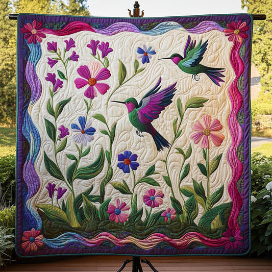 Hummingbird Dreams Quilted Blanket NCU0PT6106