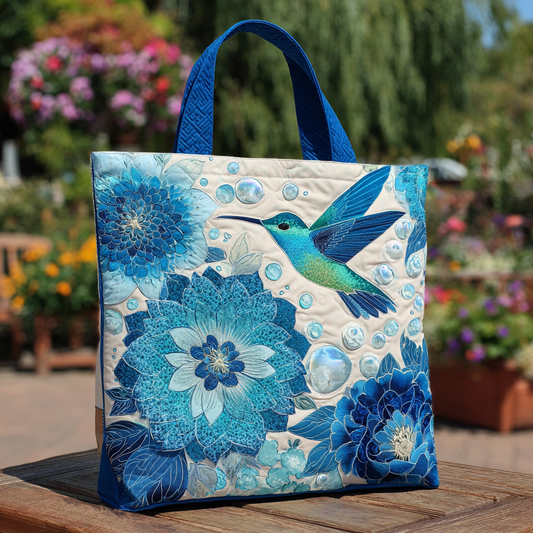 Hummingbird Glow Quilted Tote Bag NCU0DK8709