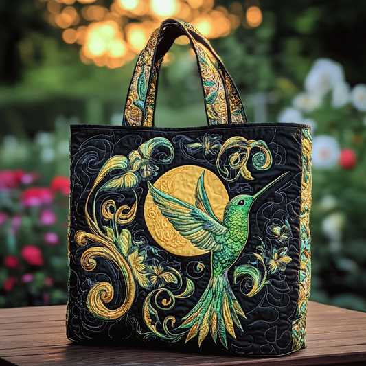 Hummingbird Grace Quilted Tote Bag NCU0DK8701