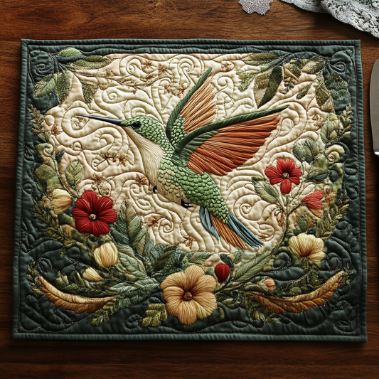 Hummingbird Haven Quilted Place Mat NCU0DV5672
