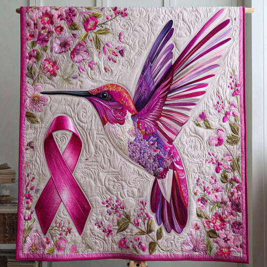 Hummingbird Hope Quilted Blanket NCU0NT9461