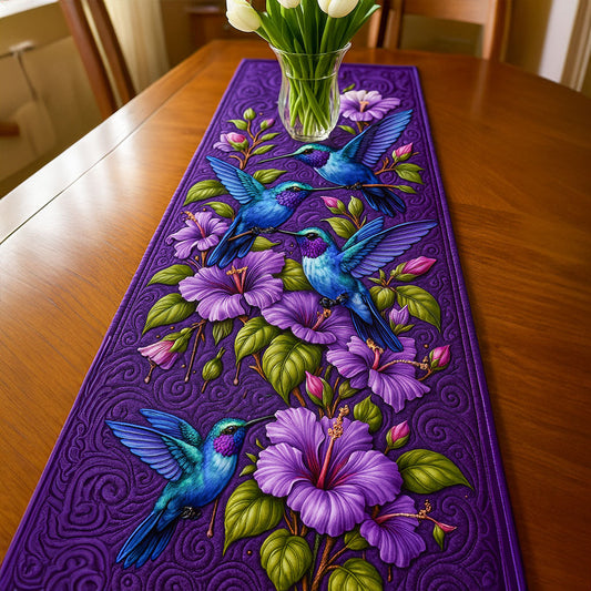 Hummingbird Love Quilted Table Runner NCU0NT5411