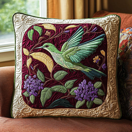 Hummingbird Melody Quilted Pillow Case NCU0DV6406