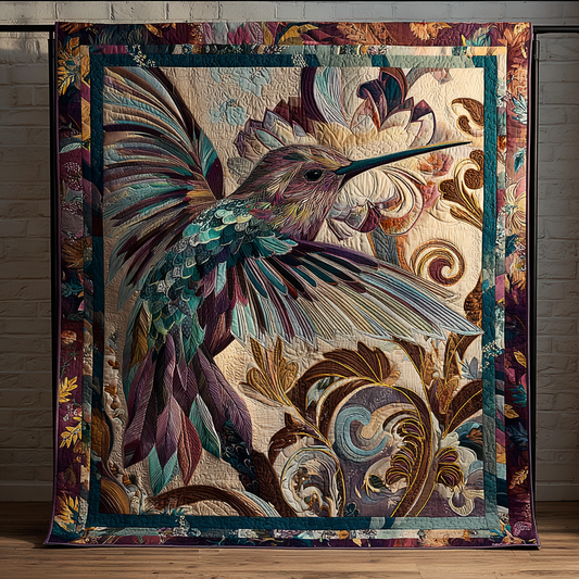 Hummingbird Wings Quilted Blanket NCU0DK8249