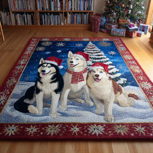 Husky Alpha Trio Area Rug NCU0HH1382
