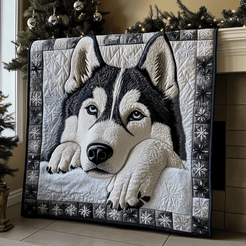 Husky Dream Quilted Blanket NCU0TH2344