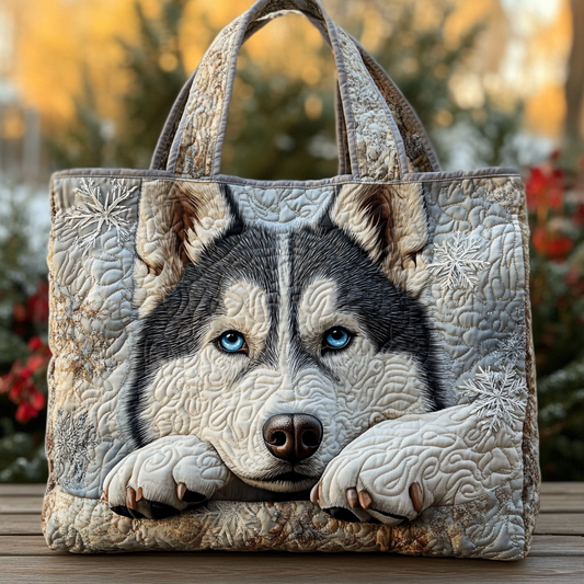 Husky Glow Quilted Tote Bag NCU0DK9732