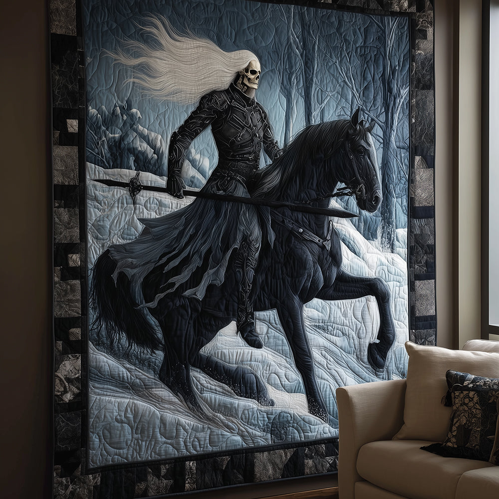 Icebound Skull Quilted Blanket NCU0TH3584