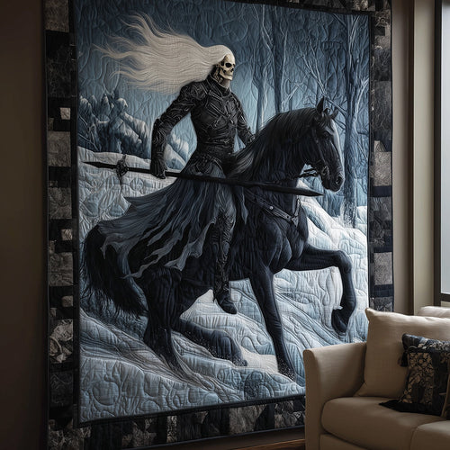 Icebound Skull Quilted Blanket NCU0TH3584