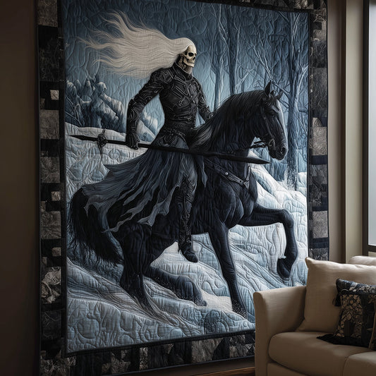 Icebound Skull Quilted Blanket NCU0TH3584