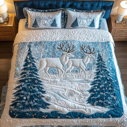 Icy Landscape 3-Piece Quilted Bedding Set NCU0NT11027