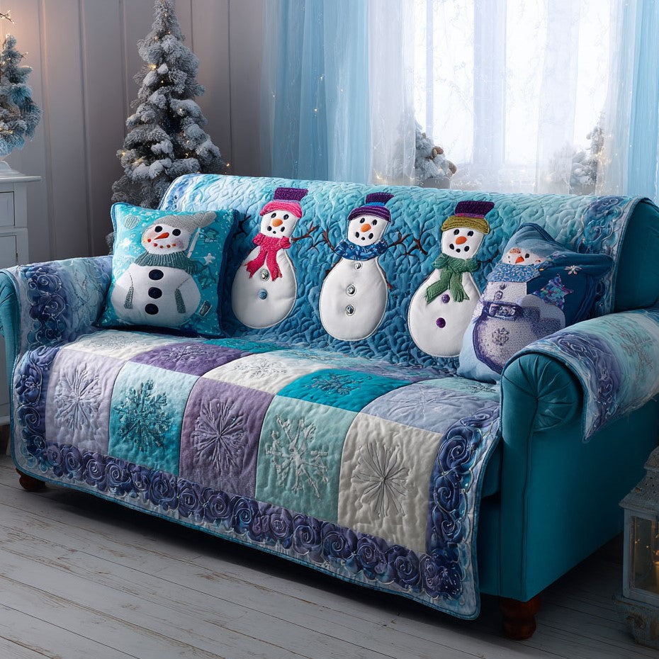 Icy Parade Quilted Sofa Cover NCU0TV1033