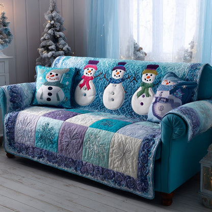 Icy Parade Quilted Sofa Cover NCU0TV1033