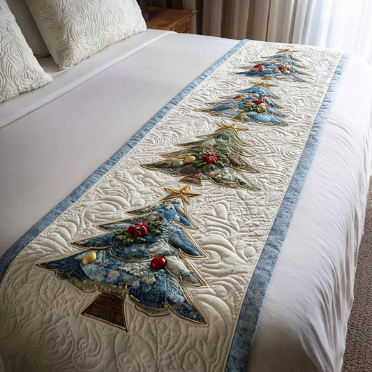 Icy Pines Quilted Bed Runner NCU0TV671