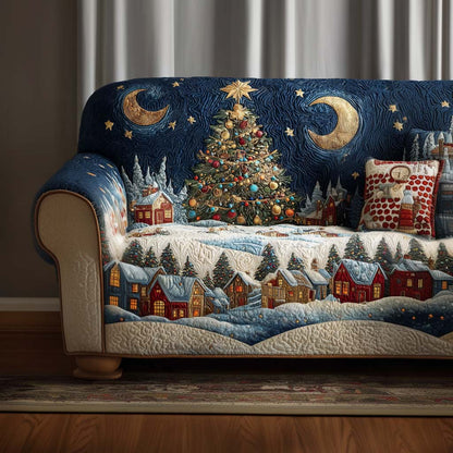 Icy Sparkle Quilted Sofa Cover NCU0NT11052