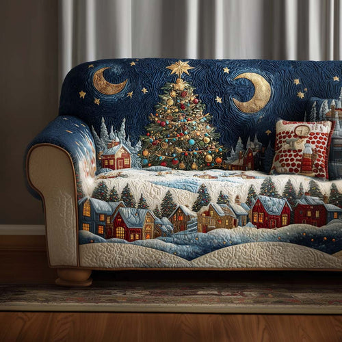 Icy Sparkle Quilted Sofa Cover NCU0NT11052