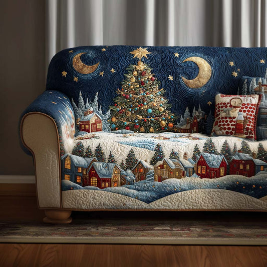 Icy Sparkle Quilted Sofa Cover NCU0NT11052