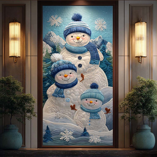 Icy Twinkle Quilted Door Cover NCU0NT10957