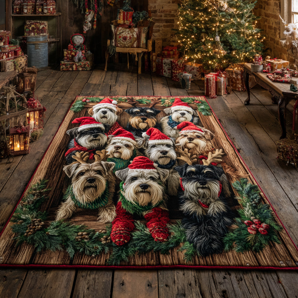 Illusion Schnauzer Pit Area Rug NCU0HH1480