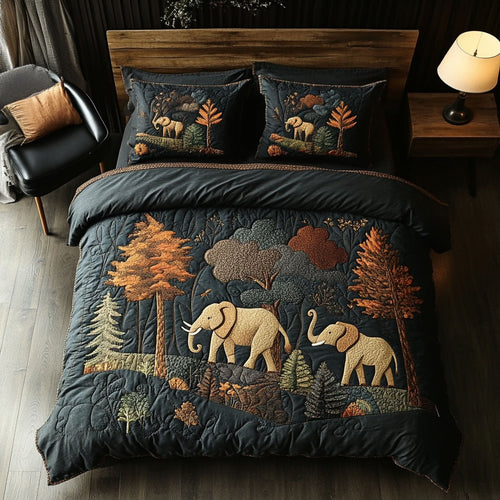 Imperial Walk 3-Piece Quilted Bedding Set NCU0PT8903