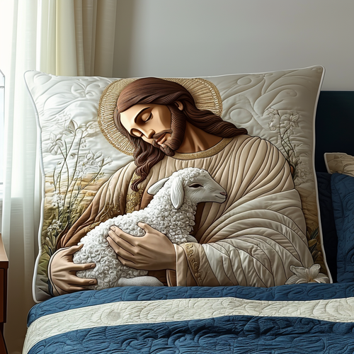 In His Arms Quilted Bedding Pillow Case NCU0DV6570